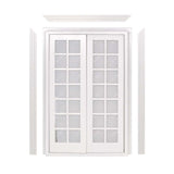 iLAND Miniature Dollhouse French Doors