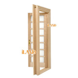 iLAND Miniature Dollhouse Unpainted Wooden Door