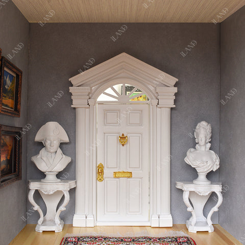 Miniature Dollhouse Accessories Wood Door