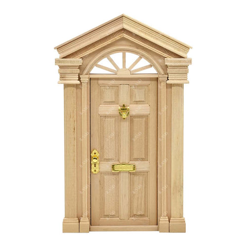 Miniature Dollhouse Accessories Wood Door