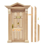 iLAND Miniature Dollhouse Front Door