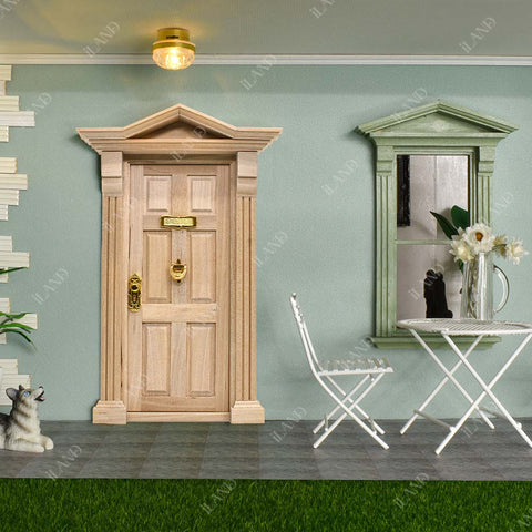 Miniature Dollhouse Front Door