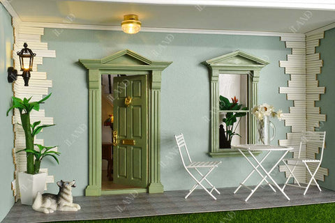 Miniature Dollhouse Front Door