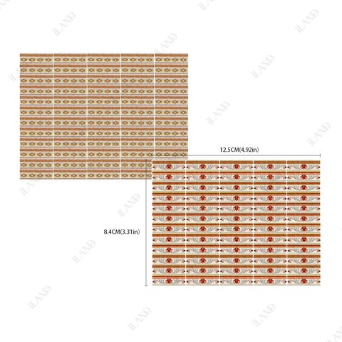 Dollhouse Flooring Boards (60 pcs Mediter ranean Style)