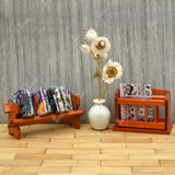 Dollhouse Accessories Bookshelf 2pcs