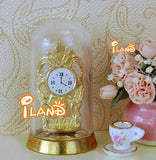 Dollhouse Accessories Table Clock and Candlestick