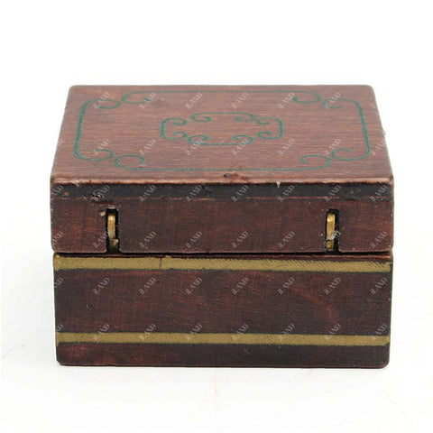 Dollhouse Accessories Mini Wood Jewelry Box