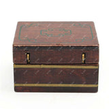 Dollhouse Accessories Mini Wood Jewelry Box