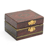 Dollhouse Accessories Mini Wood Jewelry Box