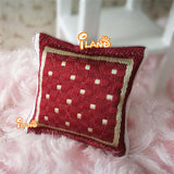 Dollhouse Accessories Cushion Pillow 2pcs