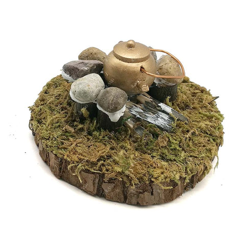 Miniature Fairy Garden Campfire Cookout