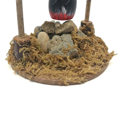 Miniature Fairy Garden Campfire Cookout Micro Landscape