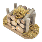 Dollhouse Wooden Woodpile