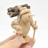 Dollhouse Mini Woodcutter Figurine