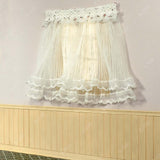 Dollhouse Lace Tulle Curtains 2pcs