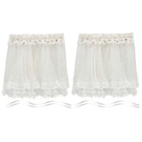 Dollhouse Lace Tulle Curtains 2pcs