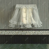 Dollhouse Lace Tulle Curtains 2pcs