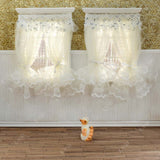 Dollhouse Lace Tulle Curtains 2pcs