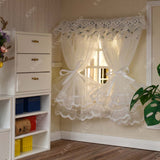 Dollhouse Lace Tulle Curtains 2pcs