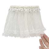 Dollhouse Lace Tulle Curtains 2pcs