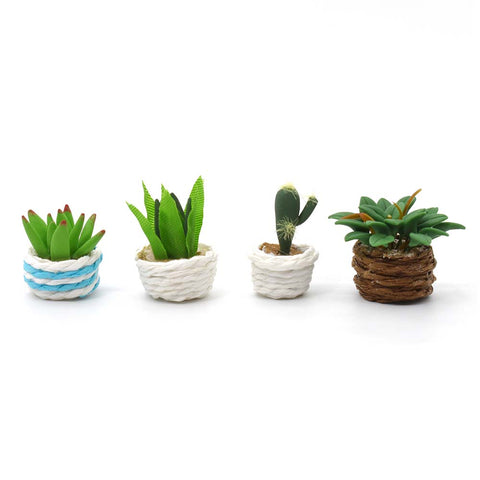 Miniature Clay Potted Plants