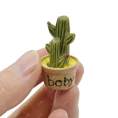 Dollhouse Mini Faux Succulents