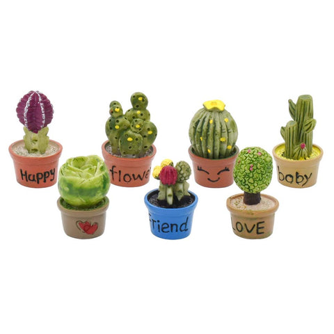 Dollhouse Mini Faux Succulents