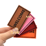 Dollhouse Accessories Welcome Floor Mat  4pcs