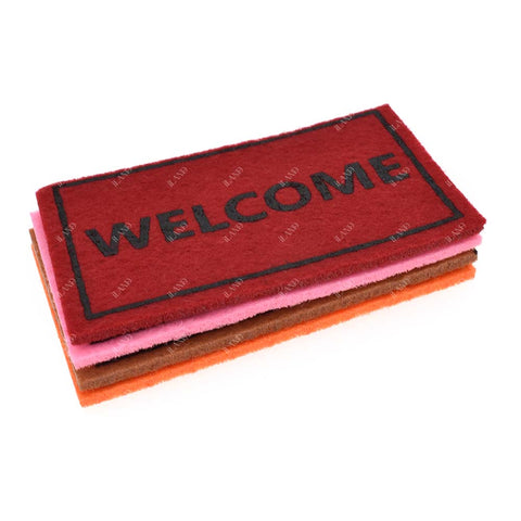 Dollhouse Accessories Welcome Floor Mat  4pcs