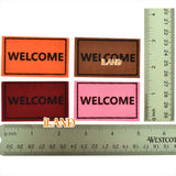 Dollhouse Accessories Welcome Floor Mat  4pcs