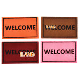 Dollhouse Accessories Welcome Floor Mat  4pcs