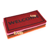 Dollhouse Accessories Welcome Floor Mat  4pcs