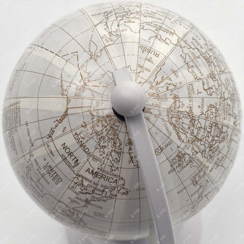 3" High Precision Rotating Mini Globe