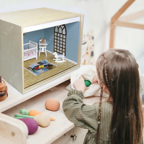 Quickbuild Display Case, Dollhouse Room Box