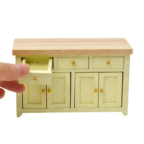 Dollhouse Wooden Storage Cabinet