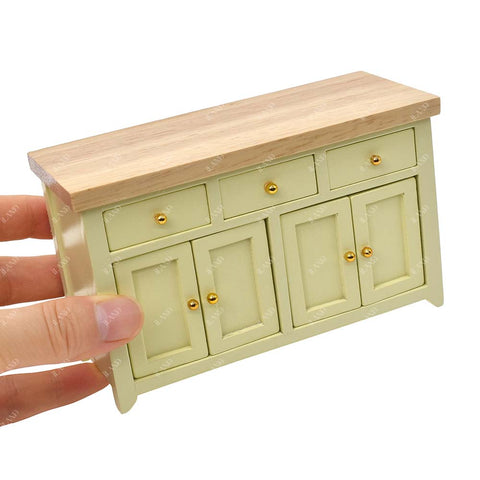 Dollhouse Wooden Storage Cabinet