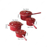 iLAND Dollhouse Kitchen Cookware Set