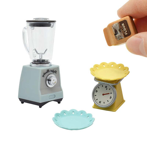 Dollhouse Miniature Blender & Kitchen Scale