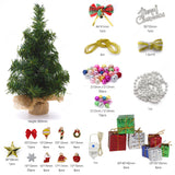 iLAND 12 inch Tabletop Christmas Tree with Lights