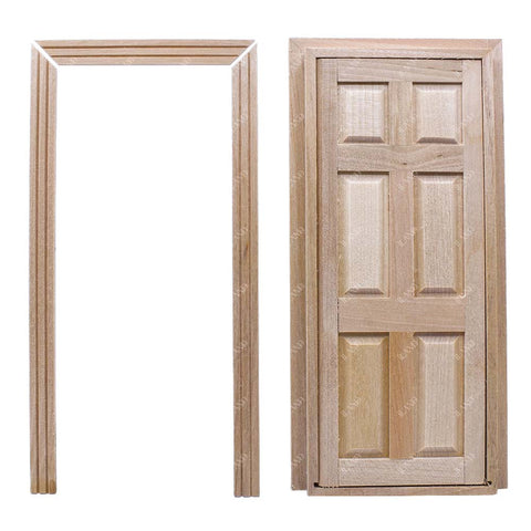 Dollhouse Doors and Windows Set 20pcs