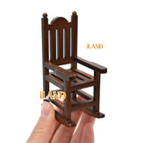 Dollhouse Table & Chair & Bookshelf Set 4pcs