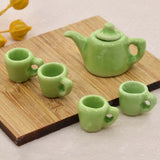 Dollhouse Colorful Tea Set Lovely