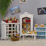 Dollhouse Accessories of Refined Wine Set