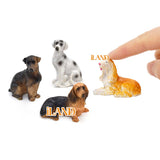 4PCS Mini Dog Figures