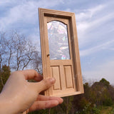 Dollhouse Door w/ 3D Panes & Handles