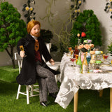 Porcelain Dollhouse PeopleVictorian Lady & Gentleman