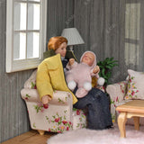 Porcelain Dollhouse People Modern Family