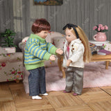 Porcelain Dollhouse People Modern Family