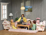 Porcelain Dollhouse People Modern Family