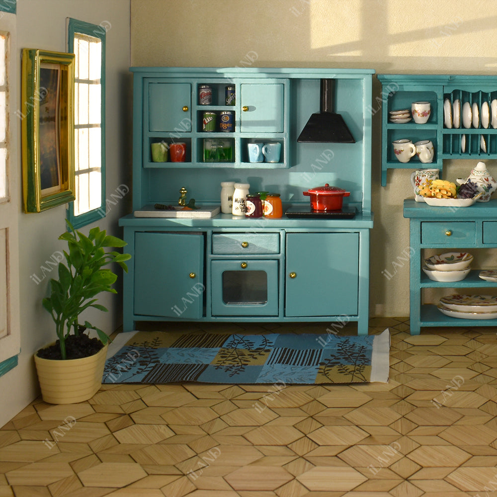 Dollhouse shop kitchen cabinets